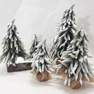 크리스마스 스노우 트리 눈쌓인 나무 (소/중/대/2개숲/3개숲)