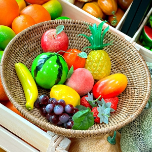 진짜같은 미니 과일모형 10종 Set 가짜 과일 모조 인테리어 소품 음식 모형