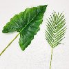 식물 인테리어 야자수잎 몬스테라 셀렘 아레카 도시루 안시리움 칸나 조화 1P