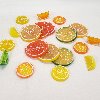 모조 과일 레몬 라임 오렌지 슬라이스 조각 모형