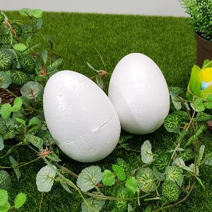 스티로폼 모형계란 달걀 (11cm) 10p set/부활절꾸미기/미술재료/에그공예/부활절소품