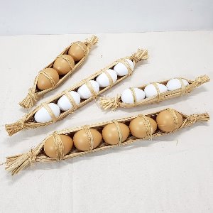 시골 볏짚 계란 달걀 꾸러미 핸드메이드 전통소품