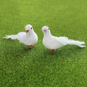 비둘기 모형 한 쌍(2P) 동물소품