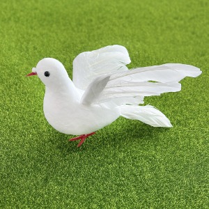 비둘기 모형 대 1P 새모형 흰색비둘기